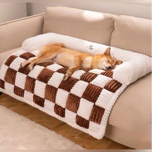 New Fuzzy Funny Large Pet Couch cover